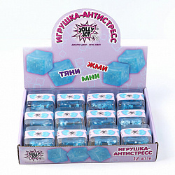 Игрушка-антистресс "КУБИК ЛЬДА", 5 см, дисплей, JOLLY JOT (ДЖОЛЛИ ДЖОТ), 665797
