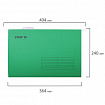 Подвесные папки A4/Foolscap (404х240 мм) до 80 л., КОМПЛЕКТ 10 шт., зеленые, картон, STAFF, 270934
