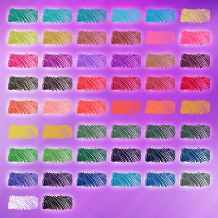 Карандаши цветные BRAUBERG PREMIUM 50 цветов в тубе, трехгранные, грифель 3,3 мм, 181935