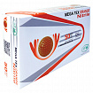 Перчатки нитриловые сверхпрочные с текстурой SFM MEGA TEX ORANGE, Германия, 25 пар (50 штук), размер M (средний), 4036534913208