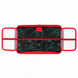 Пенал ПИФАГОР, 1 отделение, 2 откидные планки, полиэстер, 20х14 см, "Boxing", 272289