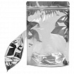 Пакеты дой-пак с замком ZIP LOCK, металлизированная + прозрачная стенка, 120х200 + 40 мм, КОМПЛЕКТ 100 штук, 70 мкм, BRAUBERG, 700683
