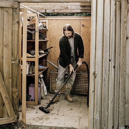 Пылесос хозяйственный KARCHER WD 5 S, мусоросборник 25л, мощность 1100Вт, желтый, 1.6, 1.628-350.0