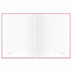 Блокнот МАЛЫЙ ФОРМАТ 110х147 мм, А6, 80 л., твердый, клетка, BRAUBERG "Minimal", розовый, 116449