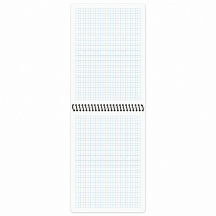 Блокнот А5 80 л., спираль пластиковая, обложка пластик, клетка, BRAUBERG "Metropolis", ЧЕРНЫЙ, 115572