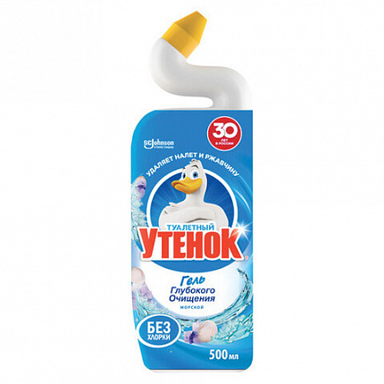 Средство для уборки туалета 500 мл, ТУАЛЕТНЫЙ УТЕНОК "Морской"