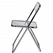 Стул складной прозрачный BRABIX "Glam CF-020", хромированный каркас, пластик, 533245