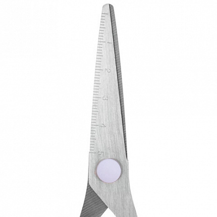 Ножницы BRAUBERG KIDS 130 мм, ручки лавандовые, закругленные лезвия с линейкой, 274061
