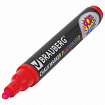 Маркер меловой "POP-ART" КРАСНЫЙ, 5 мм, стираемый, для гладких поверхностей, BRAUBERG, 151529