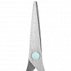 Ножницы BRAUBERG KIDS 130 мм, ручки мятные, закругленные лезвия с линейкой, 274062