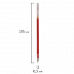 Стержень гелевый STAFF "Basic" GPR-232, 135 мм, КРАСНЫЙ, узел 0,5 мм, линия письма 0,35 мм, 170233
