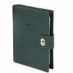 Ежедневник-органайзер недатированный B5 167х240 мм BRAUBERG "Nova", под кожу, 160 л., зеленый, 116202