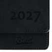Планинг датированный 2027 305х140мм GALANT Ritter, под кожу, черный, 118208