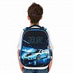 Ранец BRAUBERG PREMIUM, 2 отделения, с брелоком, "Night race", 3D-панель, 38х29х16 см, 272014