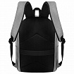 Рюкзак HEIKKI ACTIVE (ХЕЙКИ) универсальный, отделение для ноутбука, USB-порт, серый, 44х31х14 см, 272561