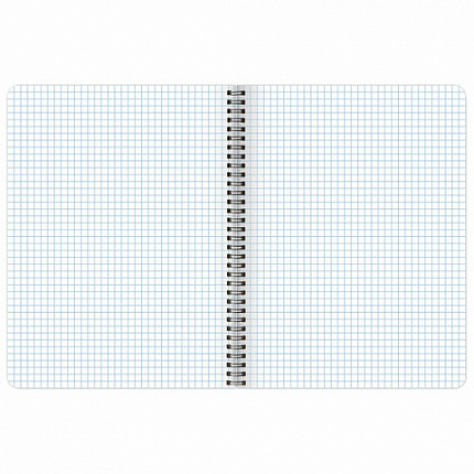 Тетрадь А5, 96 л., BRAUBERG, гребень, клетка, обложка картон, "CONTRACT", 400527