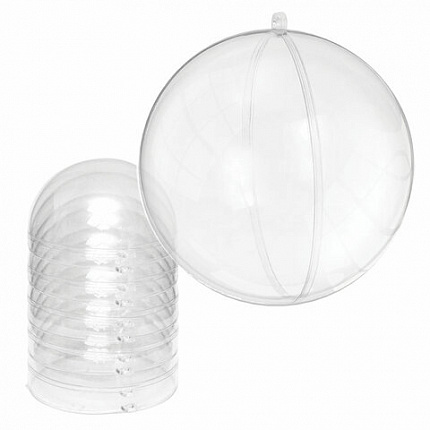 Пластиковые шары для поделок, 10 см, 5 шт., BRAUBERG HOBBY, 665394