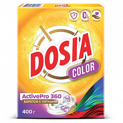 Стиральный порошок для всех типов стирки и тканей 400 г, DOSIA/LORCAN "Color", 3265602