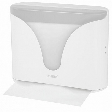 Диспенсер для полотенец EXTRA LAIMA PROFESSIONAL, (Система H2), Z-сложения, белый, ABS-пластик, 609472, 303368