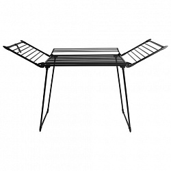 Сушилка напольная для белья раскладная, 5 зон сушки, 25 метров, LAIMA HOME MEGA BLACK, 700471