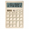 Калькулятор настольный BRAUBERG CH-12-BG (153х103 мм), 12 разрядов, двойное питание, бежевый, 272960