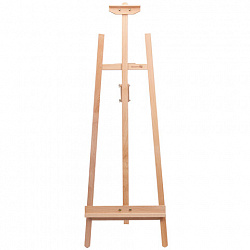 Мольберт напольный из бука, 158х50х87 см, высота холста до 121 см, лакированный, BRAUBERG ART CLASSIC, 192259