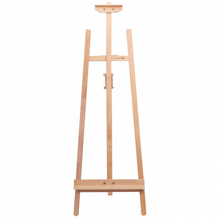 Мольберт напольный из бука, 158х50х87 см, высота холста до 121 см, лакированный, BRAUBERG ART CLASSIC, 192259