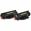 Картридж лазерный CACTUS (CS-CE278AD) для HP LaserJet P1566/1606DN, КОМПЛЕКТ 2 шт., ресурс 2х2100 страниц