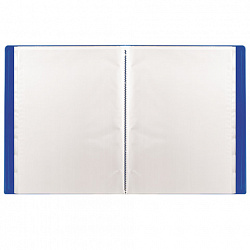 Папка 80 вкладышей STAFF, синяя, 0,7 мм, 225708