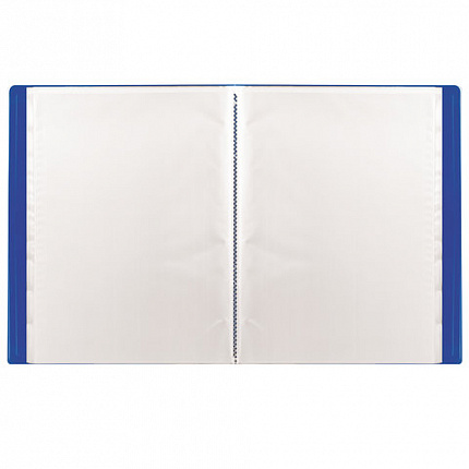 Папка 80 вкладышей STAFF, синяя, 0,7 мм, 225708