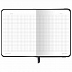 Блокнот с резинкой в клетку 96 л., МАЛЫЙ ФОРМАТ А6, 109х148 мм, твердая обложка, BRAUBERG, "Minimal", 116333