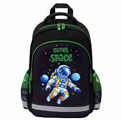 Рюкзак ПИФАГОР SCHOOL, 1 отделение, 3 кармана, "Outer space", 38x28х14 см, 273173