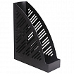 Лоток вертикальный для бумаг BRAUBERG "Standard+", 250х90х300 мм, черный, 237224