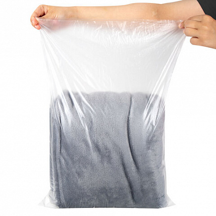 Пакеты фасовочные ПРОЧНЫЕ, первичный ПВД 40х60 см, КОМПЛЕКТ 100 шт., 40 мкм