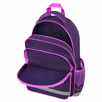 Рюкзак ПИФАГОР SCHOOL, 1 отделение, 3 кармана, "Вдохновение", 38x28х14 см, 273167