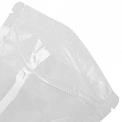 Пакеты дой-пак с замком ZIP LOCK, прозрачные, 180х260 + 40 мм, КОМПЛЕКТ 100 штук, 70 мкм, BRAUBERG, 700699