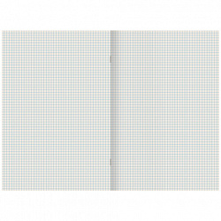 Тетрадь А4 96 л. STAFF "College" скоба, клетка, офсет №2 ЭКОНОМ, обложка картон, ГОРНЫЕ ЦВЕТЫ, 405621