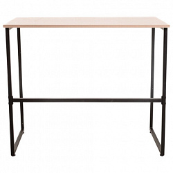 Стол BRABIX "SMART CD-020", 900х500х770 мм, ЛОФТ, металл/ЛДСП ясень шимо светлый, каркас черный, 641949