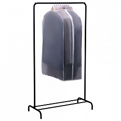 Чехол-кофр объёмный для хранения одежды на молнии, 60х30х90 см, цвет белый, SHAMAANI (ШАМААНИ), 609596