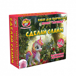 Слайм Набор "Сделай Слайм" 3 шт, 3 цвета с наполнителем АССОРТИ, 2 вида, JOLLY JOT (ДЖОЛЛИ ДЖОТ), 665988