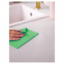 Салфетки целлюлозные (губчатые) 18х18 см, КОМПЛЕКТ 2 шт., PACLAN "Practi ECO absorb", ш/к3621, 410164