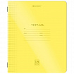 Тетрадь пластиковая обложка (НЕОН) 18 листов, клетка, BRAUBERG "Smart Cover", АССОРТИ (микс в спайке), 405032