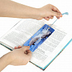 Закладка для книг с линейкой 3D-ОБЪЕМНАЯ BRAUBERG, "Дельфины", с декоративным шнурком, 128094