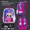 Ранец BRAUBERG FIT, 2 отделения, "Wonderful night", 3D-панель, 38х27х14 см, 270616