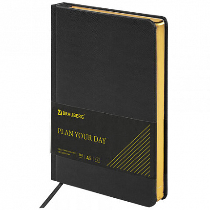 Ручка перьевая PARKER "Jotter Core Stainless Steel GT", ежедневник А5 черный, пакет, 880902