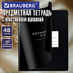 Тетрадь предметная BLACK MODE 48 л., пластиковая обложка, АНГЛИЙСКИЙ ЯЗЫК, клетка, подсказ, BRAUBERG, 405516