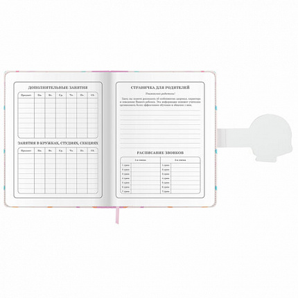 Дневник 1-4 класс 48 л., кожзам (твердая), застежка, ЮНЛАНДИЯ, "Котики", 106941