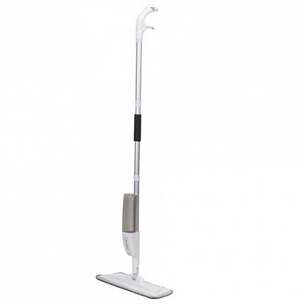 Швабра с распылителем UltraSpray Z, 2 насадки из микрофибры с плоским ворсом, скребок, LAIMA, 609145