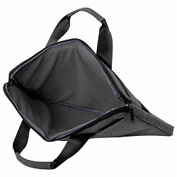 Сумка портфель HEIKKI ULTRA (ХЕЙКИ) с отд. для ноутбука 15,6", Dusky, темно-серая, 28х39х3 см, 272608