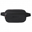 Сумка на пояс HEIKKI RIO (ХЕЙКИ) регулируемый ремень, черная, 28х16х9 см, 273886